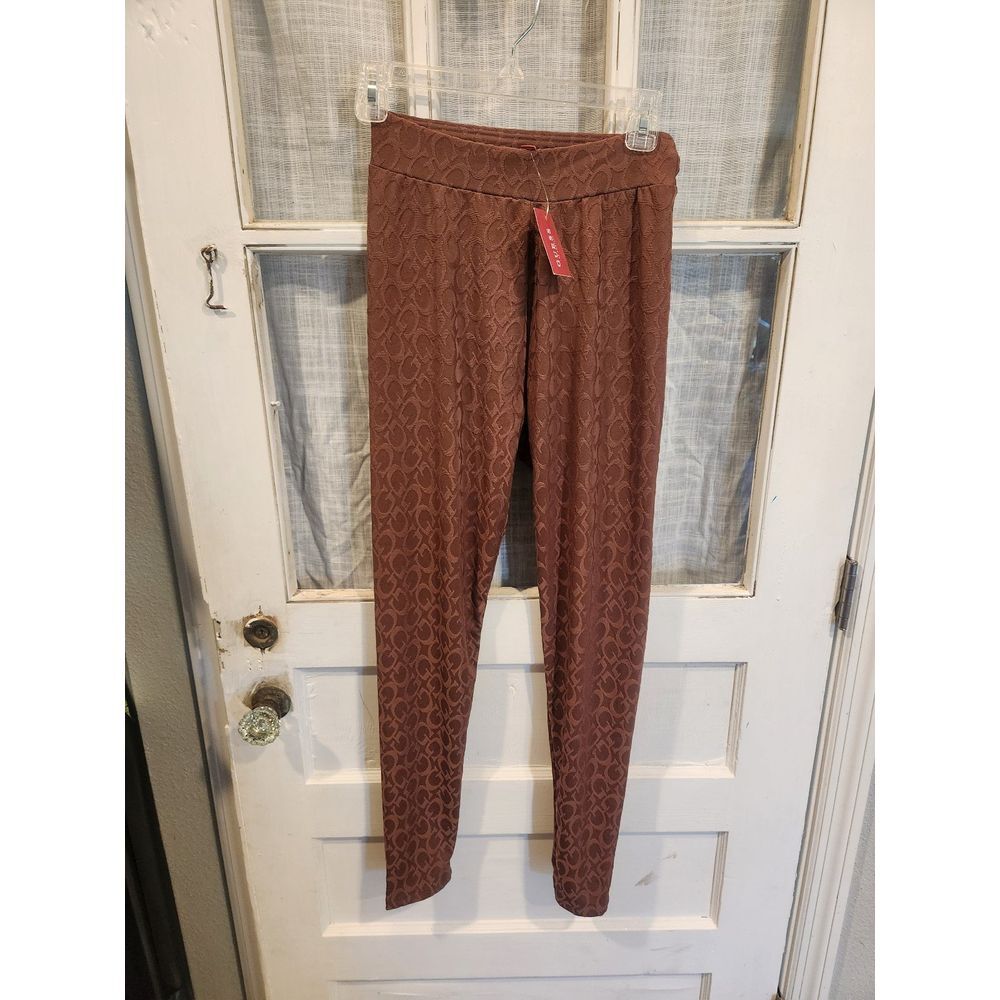 New! Guess Brown Leggings‎ Women's Size Small